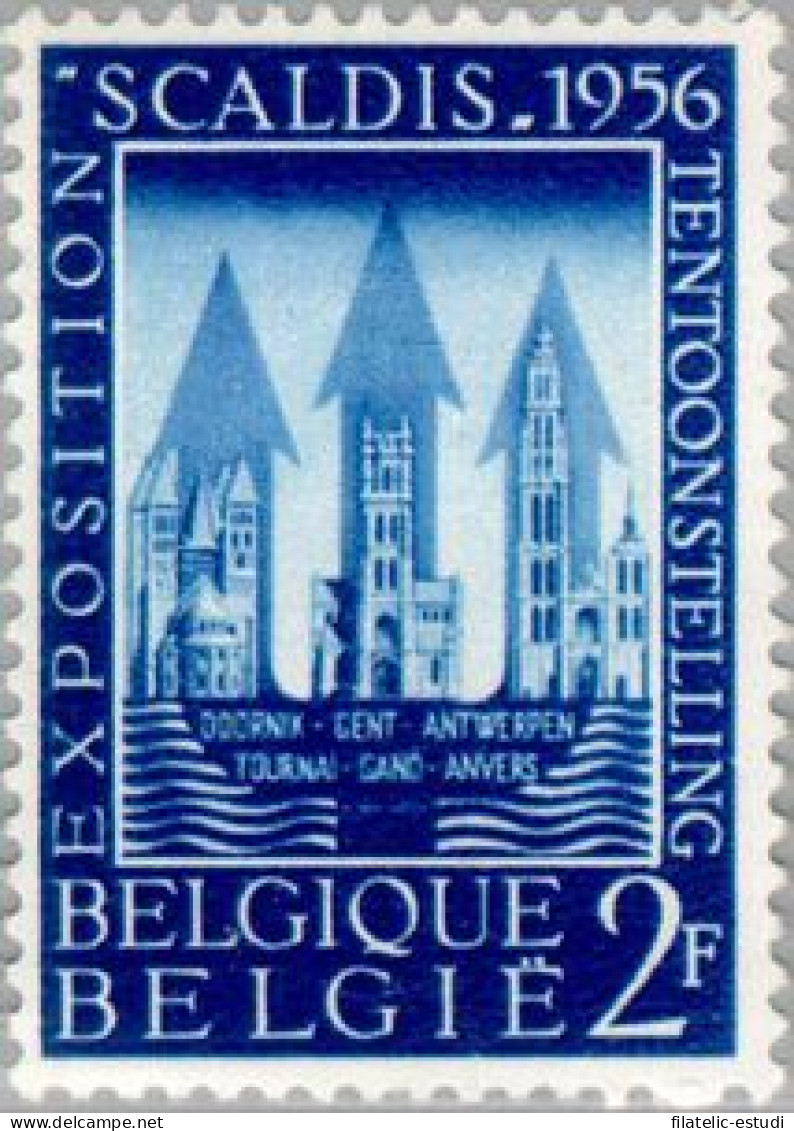 Bélgica - 990 - 1956 Expo. ESCALDIS Catedrales Lujo - Andere & Zonder Classificatie