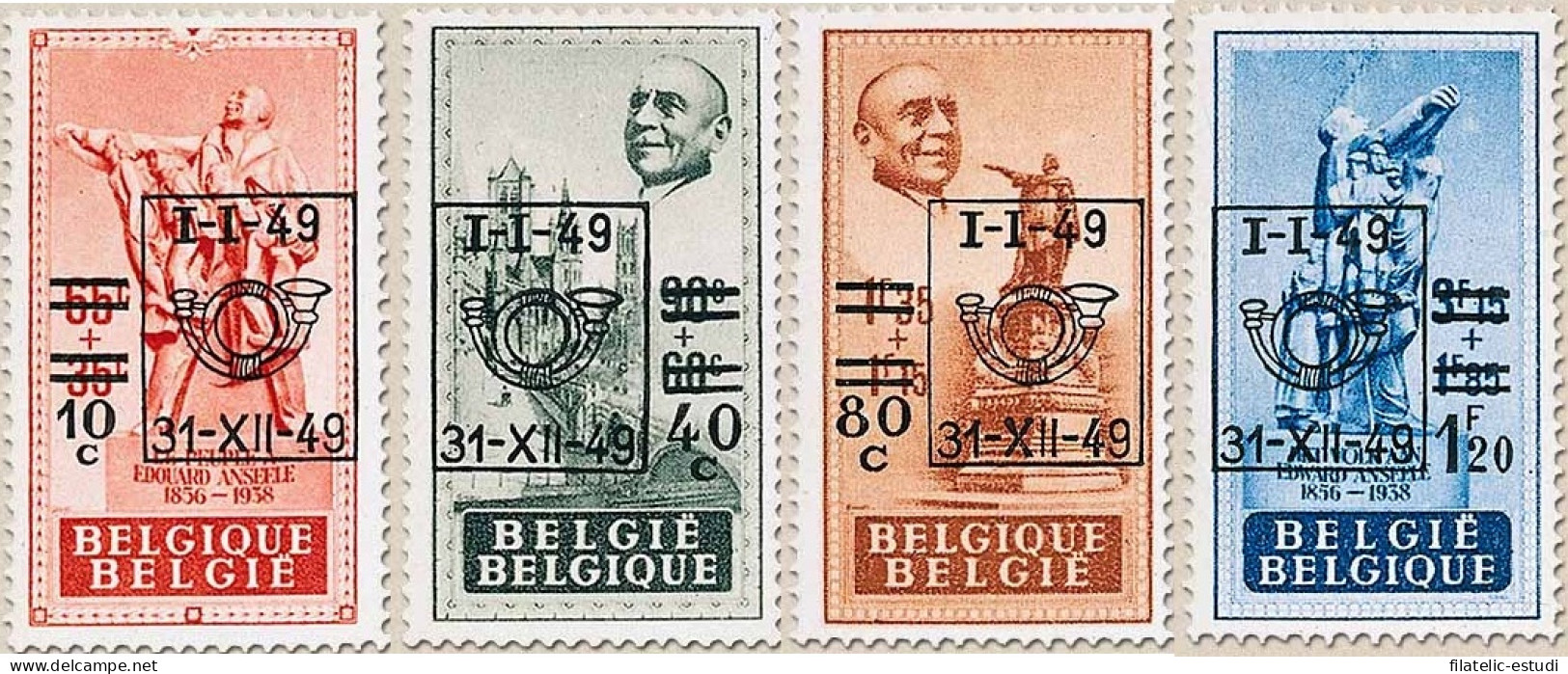 Bélgica - 803/06 - 1949 Sellos De 1948 Fundación Anseele Lujo - Autres & Non Classés