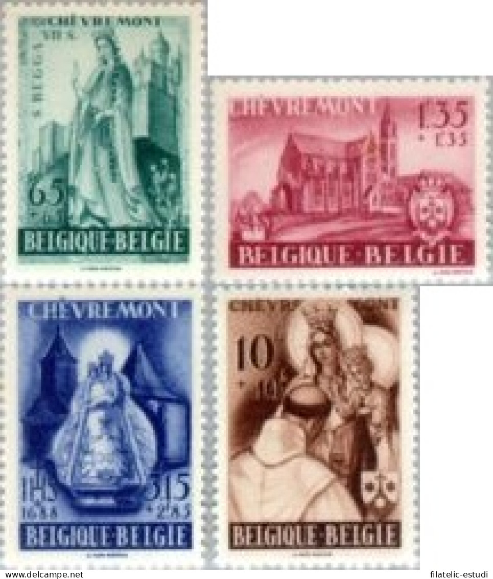 Bélgica - 777/80 - 1948 Por La Abadía De Chèvremont Lujo - Other & Unclassified