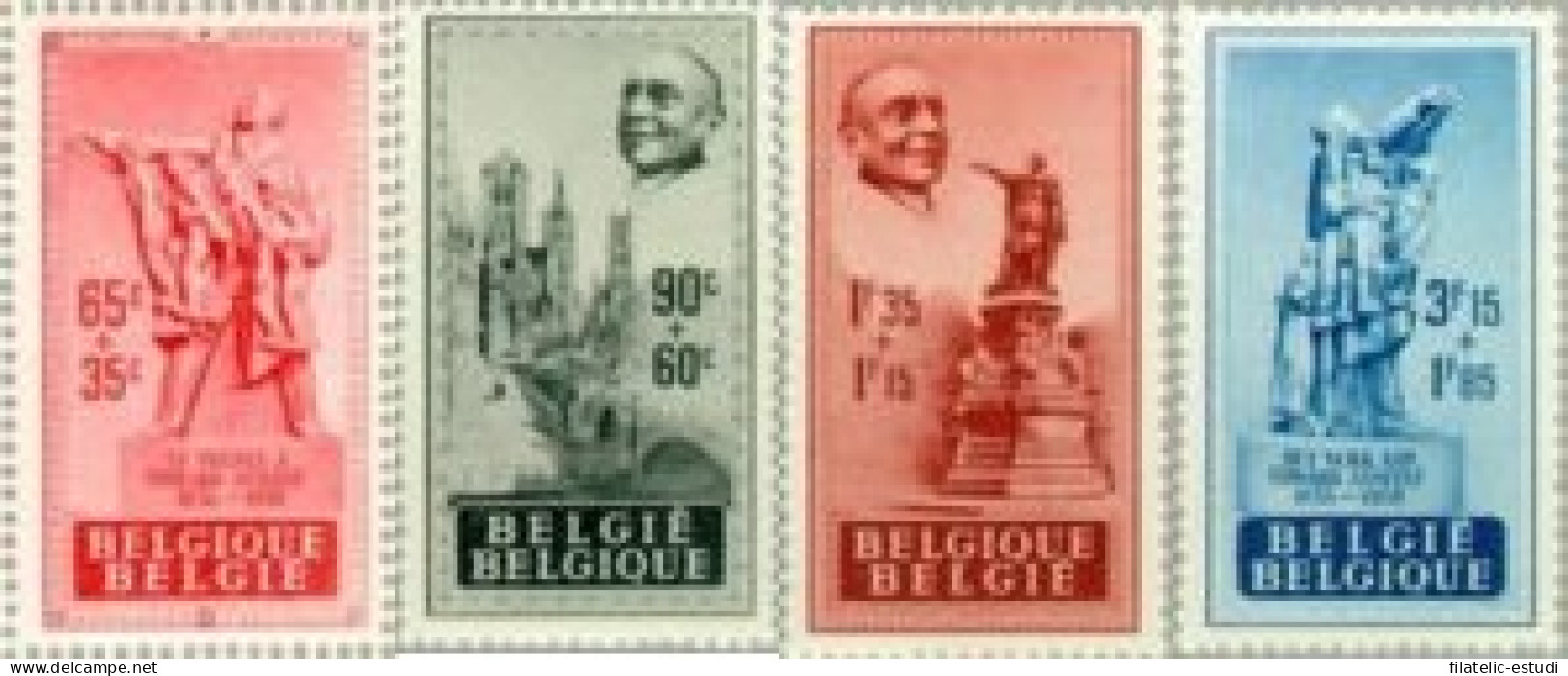 Bélgica - 781/84 - 1948 Por La Fundación Anseele Lujo - Otros & Sin Clasificación