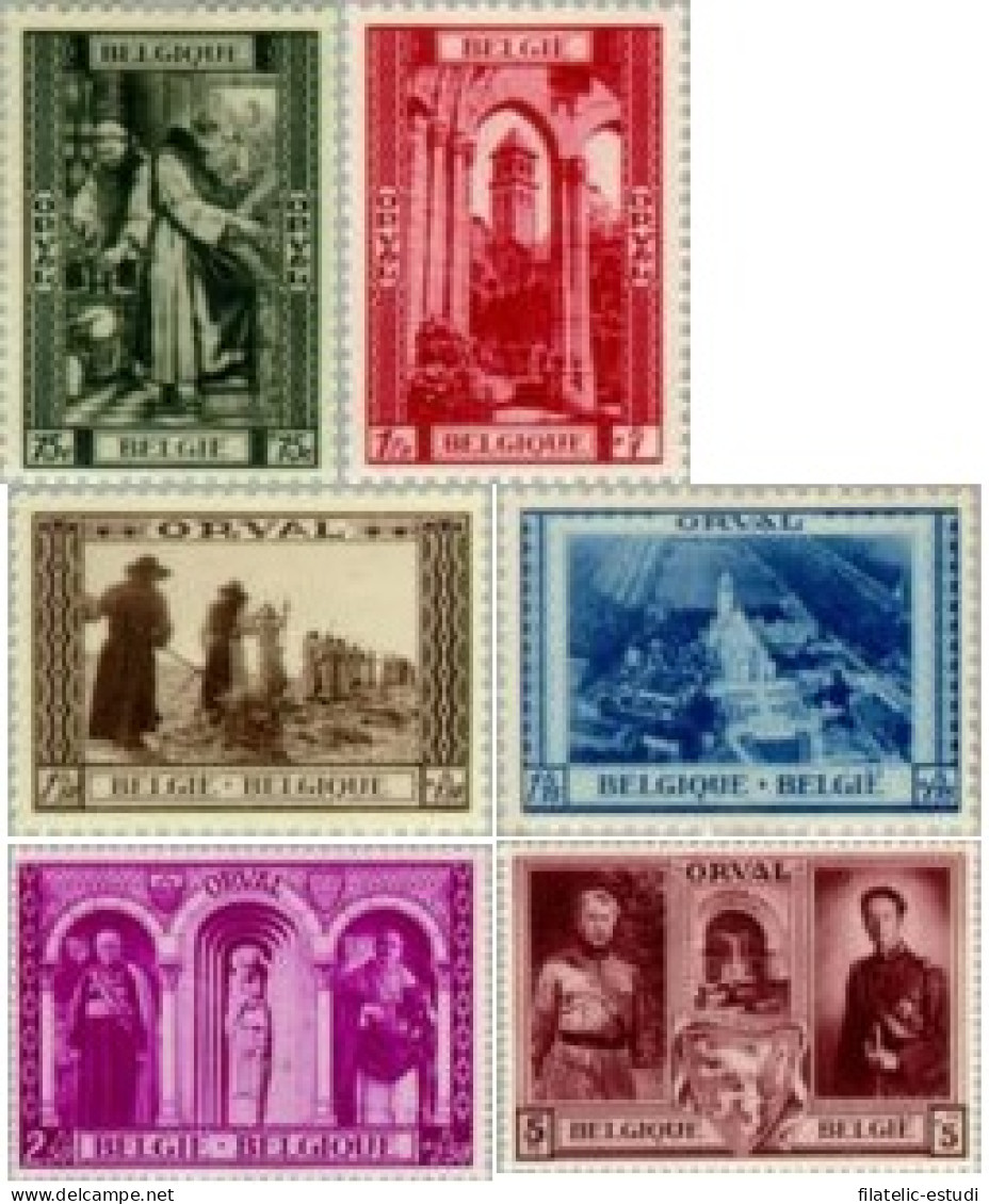 Bélgica - 513/18 - 1939 Serie Abadía De Orval Lujo - Autres & Non Classés