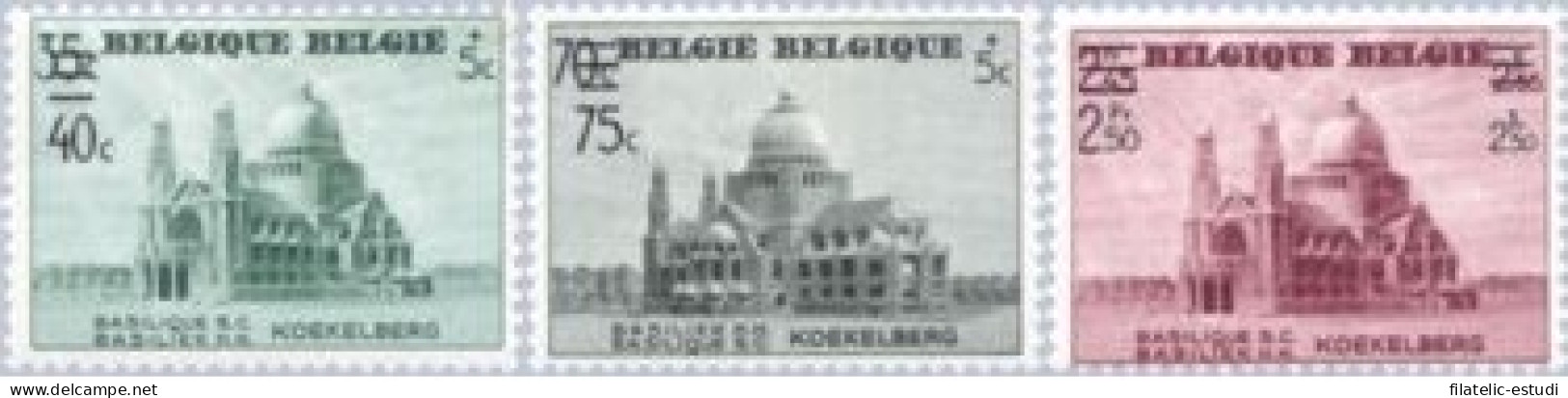 Bélgica - 481/83 - 1938 Basílica De Koekelberg Lujo - Other & Unclassified