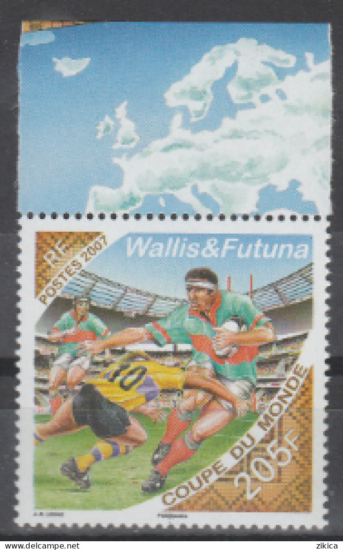 Wallis And Futuna - 2007 Rugby World Cup - France. MNH** - Unused Stamps