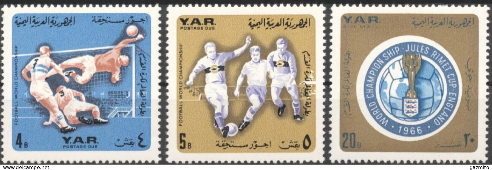 Yemen 1966, Football World Cup, 3val - Jemen