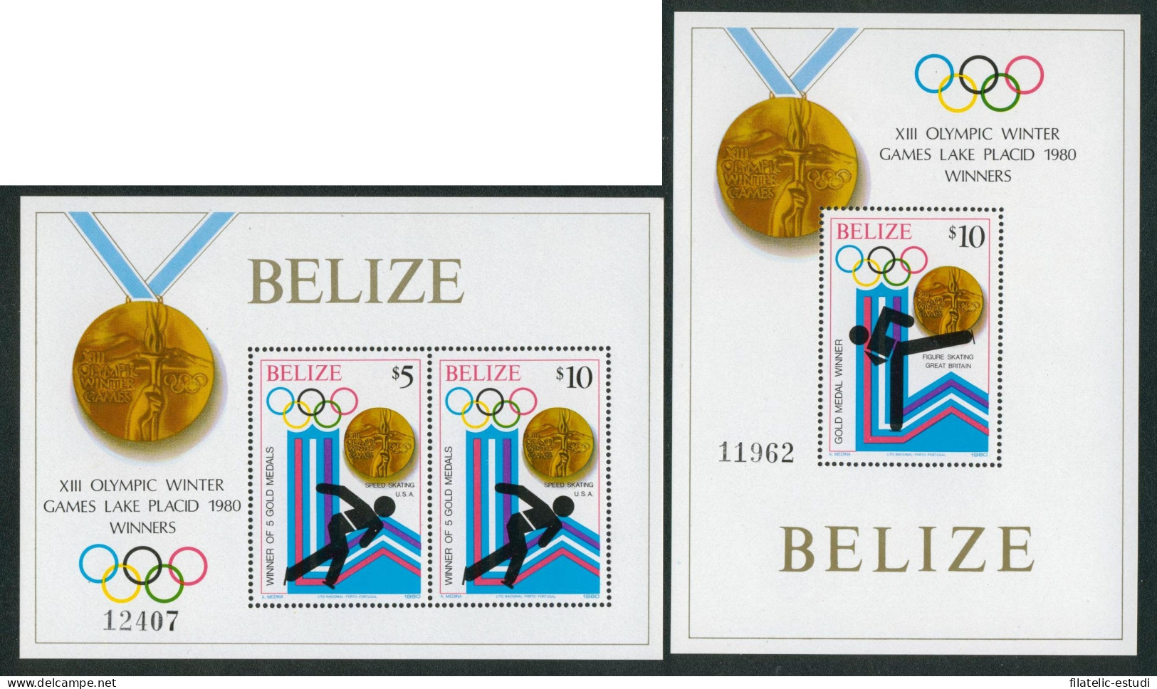 DEP2  Belize HB 20/21 Deportes MNH - Belize (1973-...)