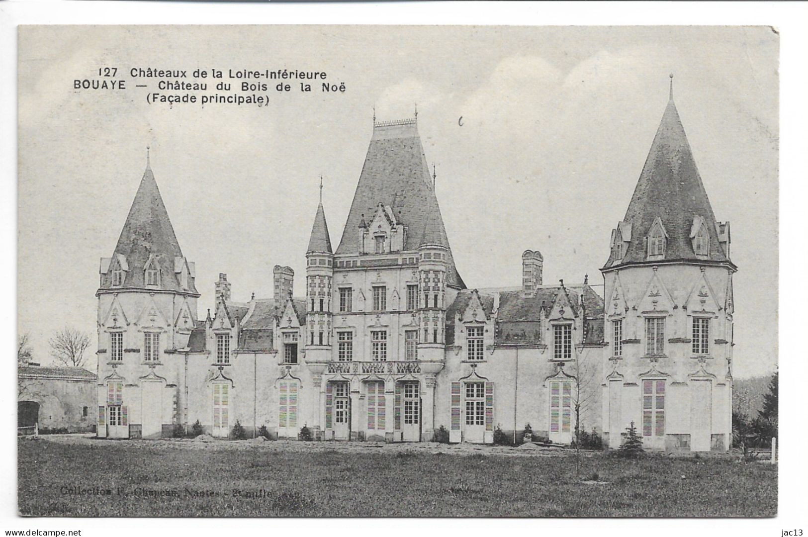 L180A1685 - Bouaye - 127 Château Du Bois De La Noë (façade Principale) - Bouaye