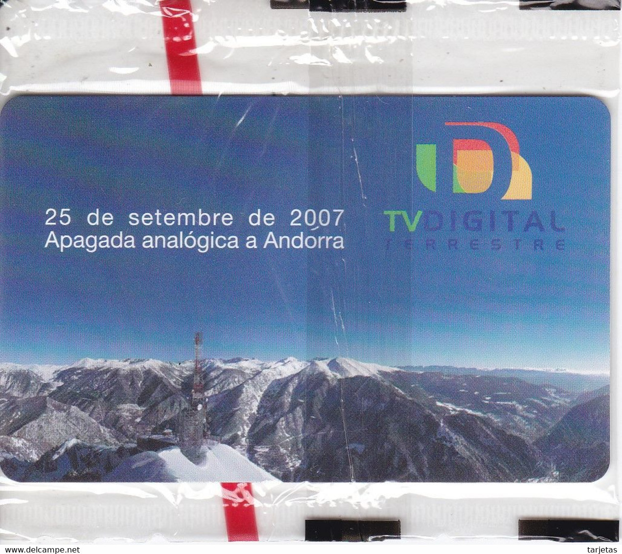 AND-158 TARJETA DE ANDORRA TV. DIGITAL DEL 2/08 TIRADA 15000 (NUEVA-MINT) - Andorre