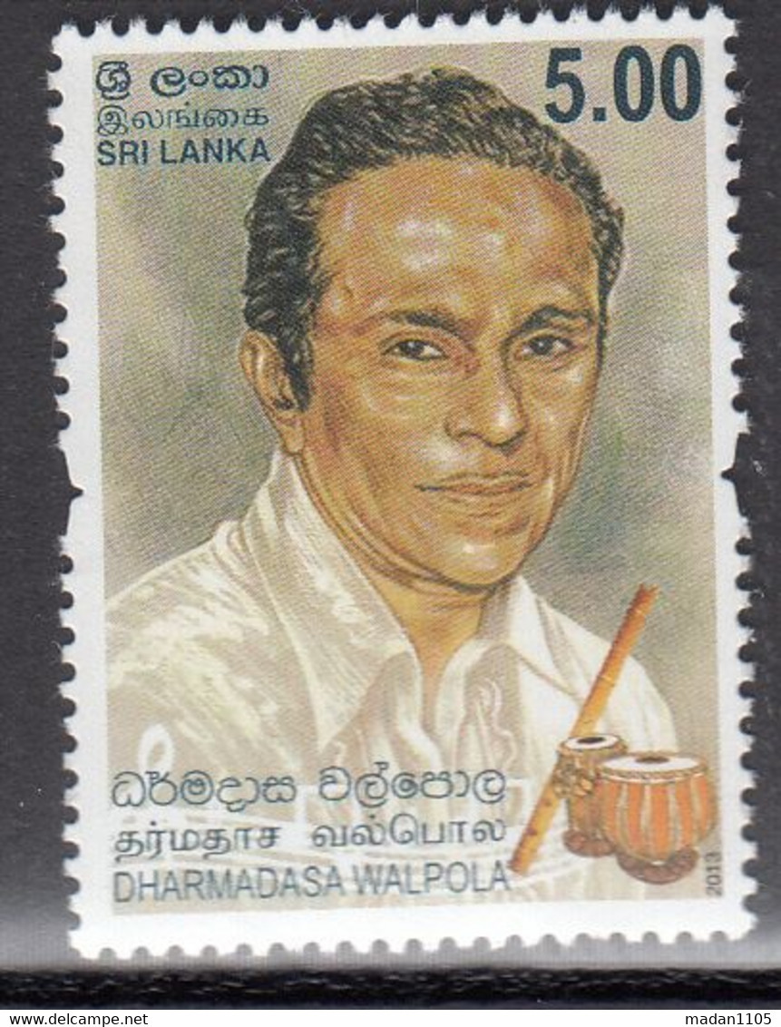 SRI LANKA, 2013,  The 30th Anniversary Of The Death Of Dharmadasa Walpola, 1927-1983, 1 V,  MNH,  (**) - Sri Lanka (Ceylon) (1948-...)