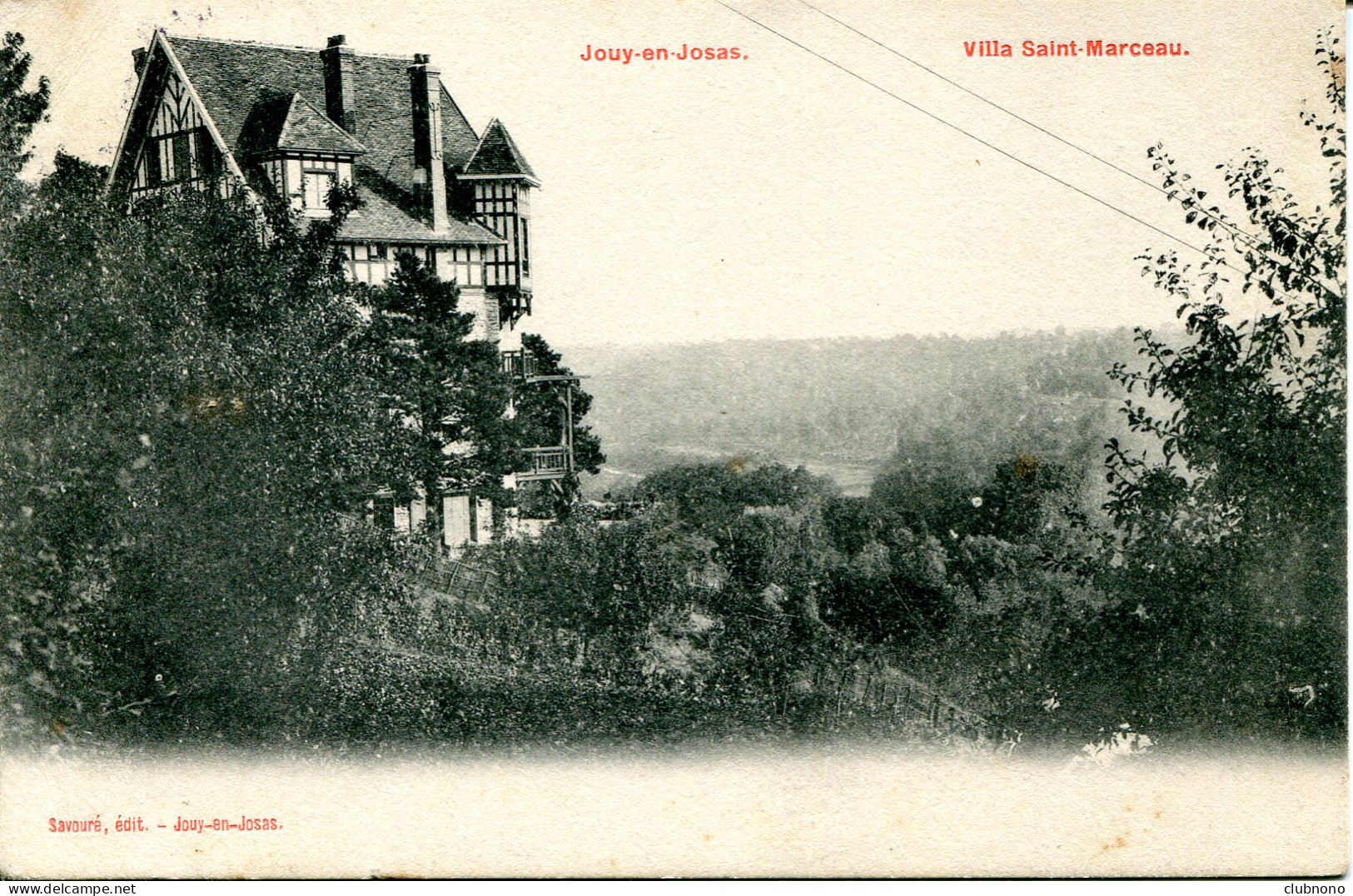 CPA -  JOUY-EN-JOSAS - VILLA SAINT-MARCEAU - Jouy En Josas