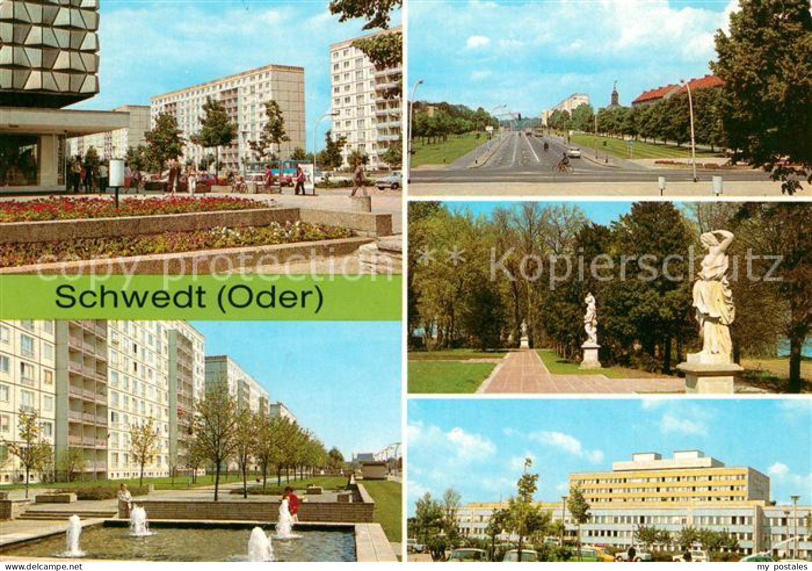 73109068 Schwedt Platz Der Befreiung Leninallee  Schwedt - Schwedt