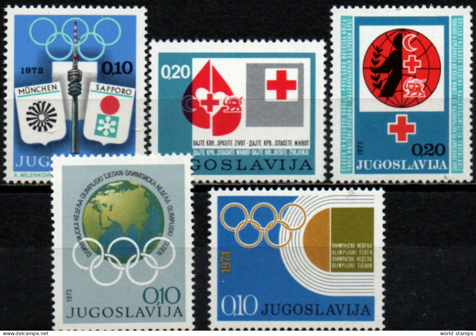 YOUGOSLAVIE 1972-4 ** - Beneficenza