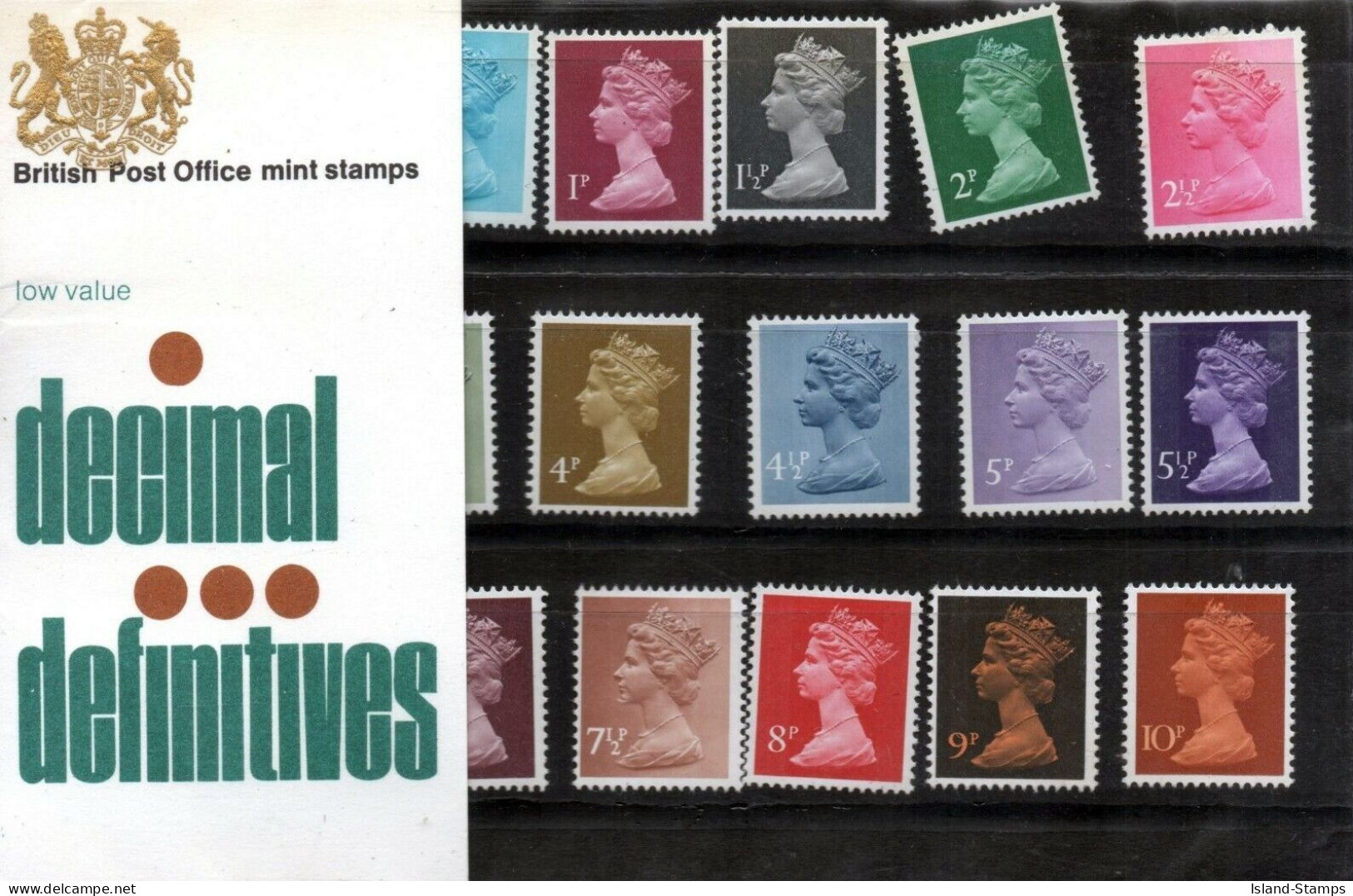 1971 ½p To 10p, Pack No. 37 HRD4 - Presentation Packs