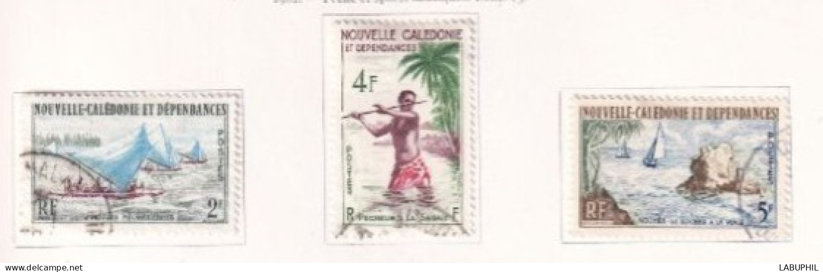 NOUVELLE CALEDONIE Dispersion D'une Collection Oblitéré Used  1962 PECHE - Used Stamps