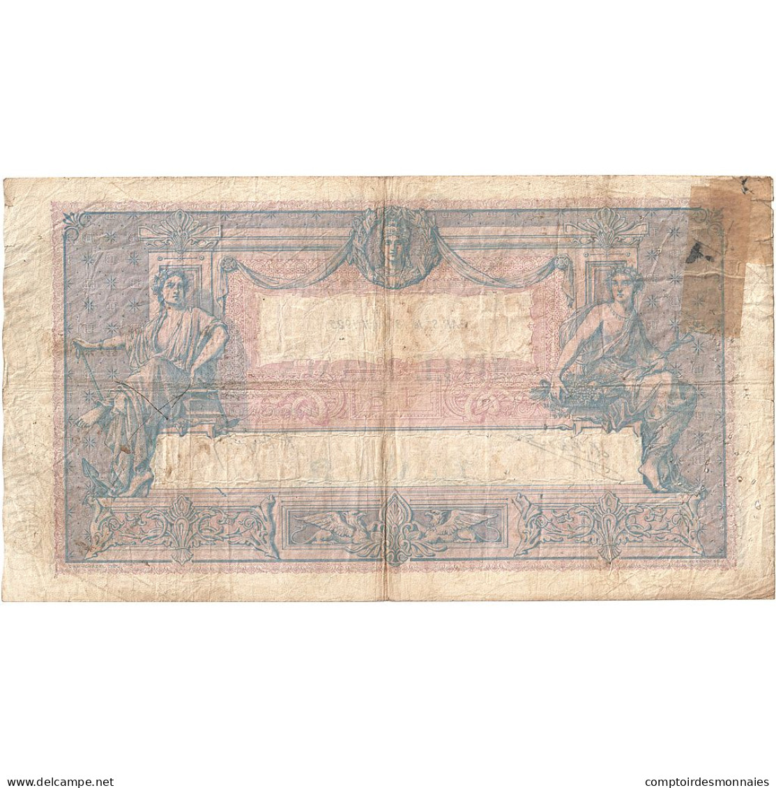 France, 1000 Francs, Bleu Et Rose, 1925, M.1907, TB, Fayette:36.41, KM:67j - 1 000 F 1889-1926 ''Bleu Et Rose''