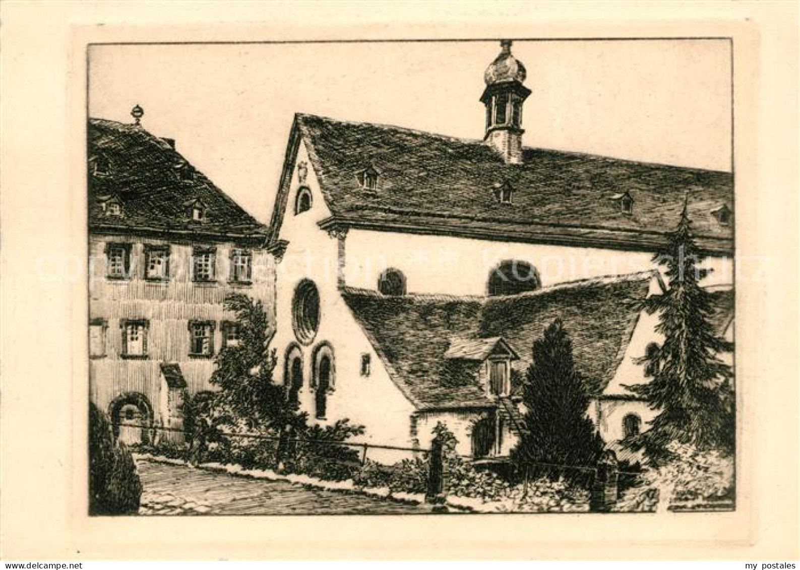 73108868 Eberbach Rheingau Kloster Klosterkirche Und Abtsbau Eberbach Rheingau - Eltville
