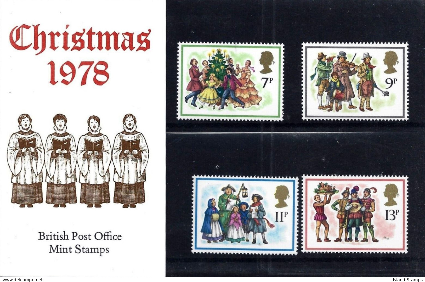 1978 Christmas Presentation Pack Number 104 HRD4 - Presentation Packs