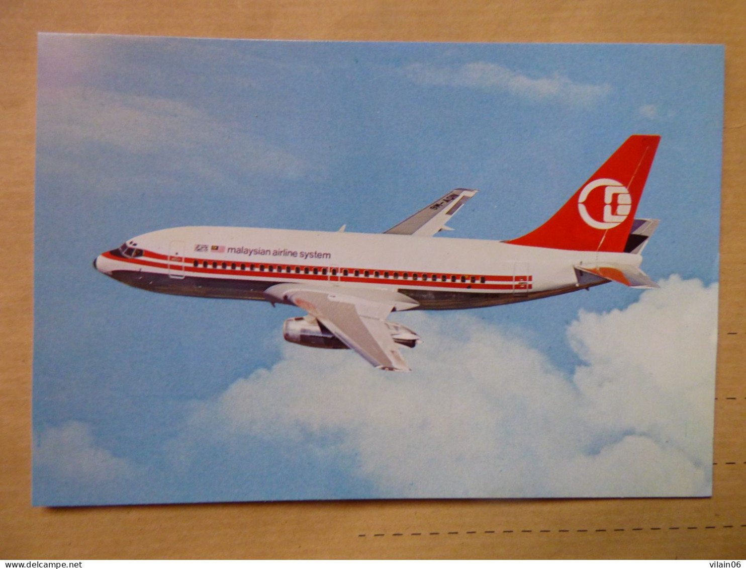 MALAYSIAN AIRLINES  B 737    AIRLINES ISSUE / CARTE DE COMPAGNIE - 1946-....: Era Moderna