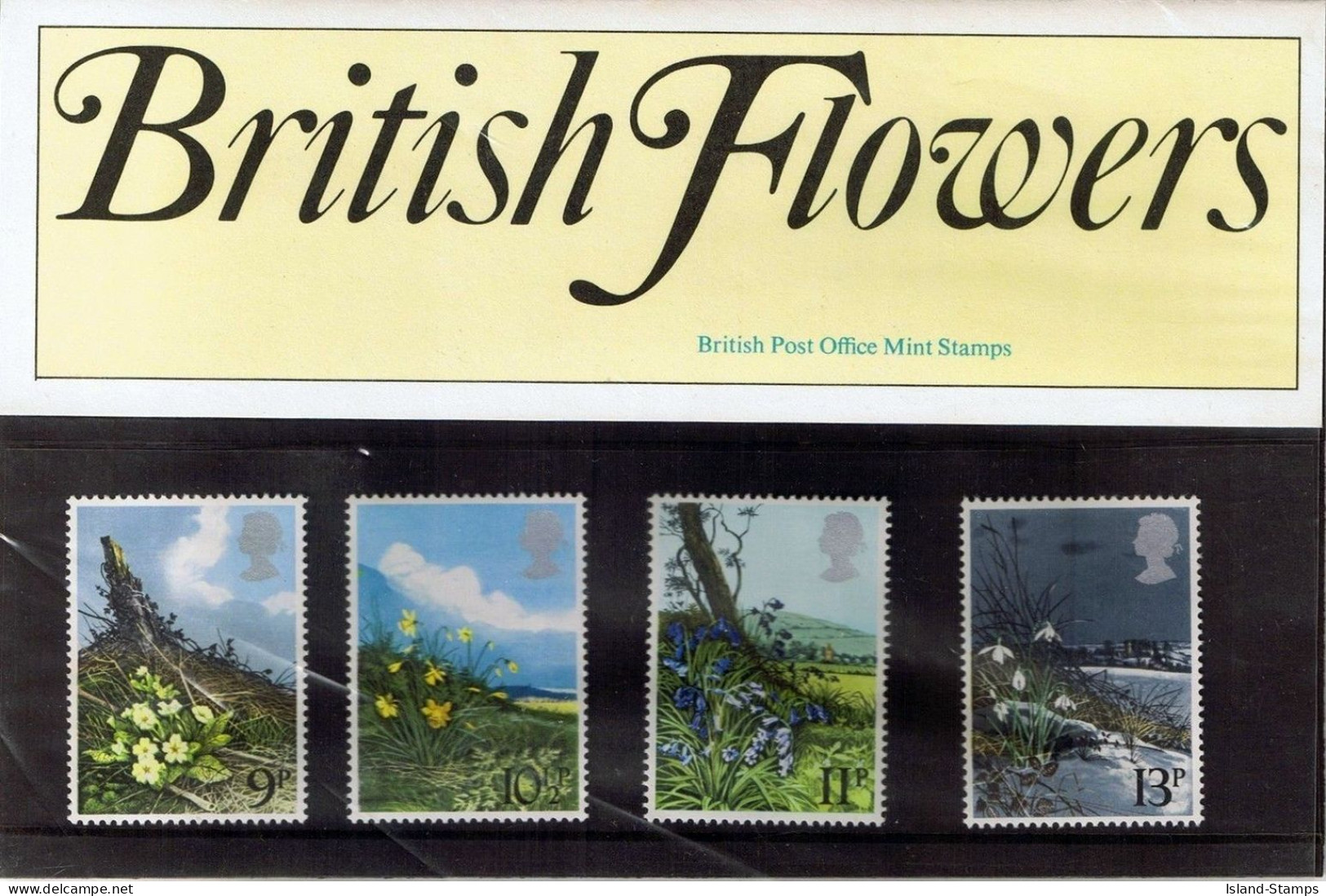 1979 Stamp Presentation Pack Flowers Number 107 HRD4 - Presentation Packs