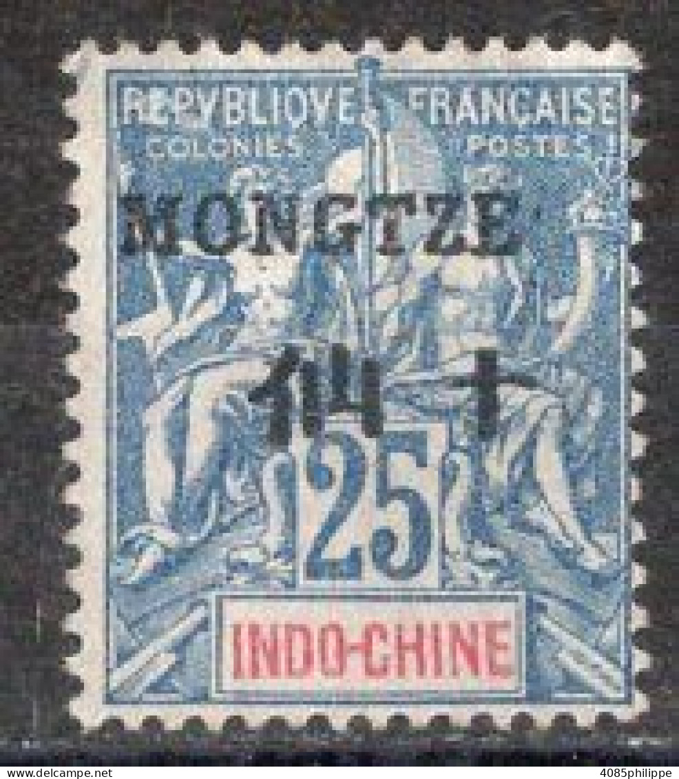 MONG-TZEU  Timbre-poste N°8(*) Neuf Sans Gomme TB  Cote : 15€00 - Unused Stamps