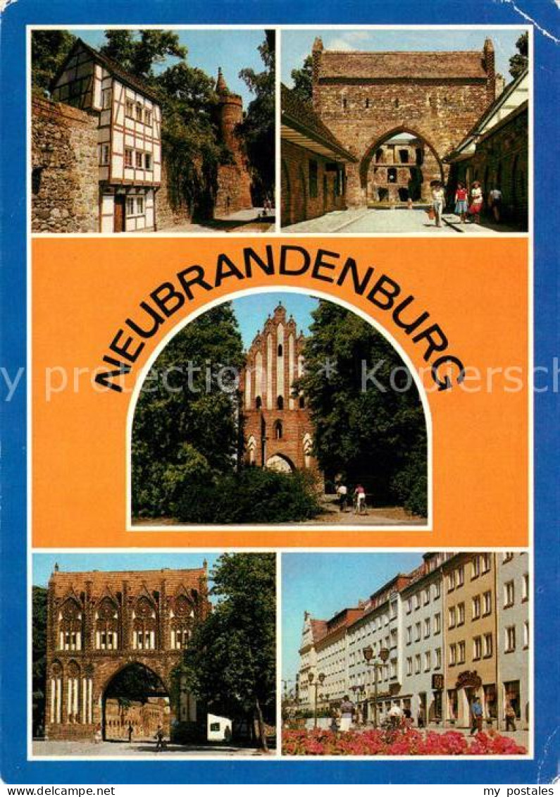 73108104 Neubrandenburg Wiekhaus Fankelturm Friedlaender Tor Neues Tor Stargarde - Neubrandenburg