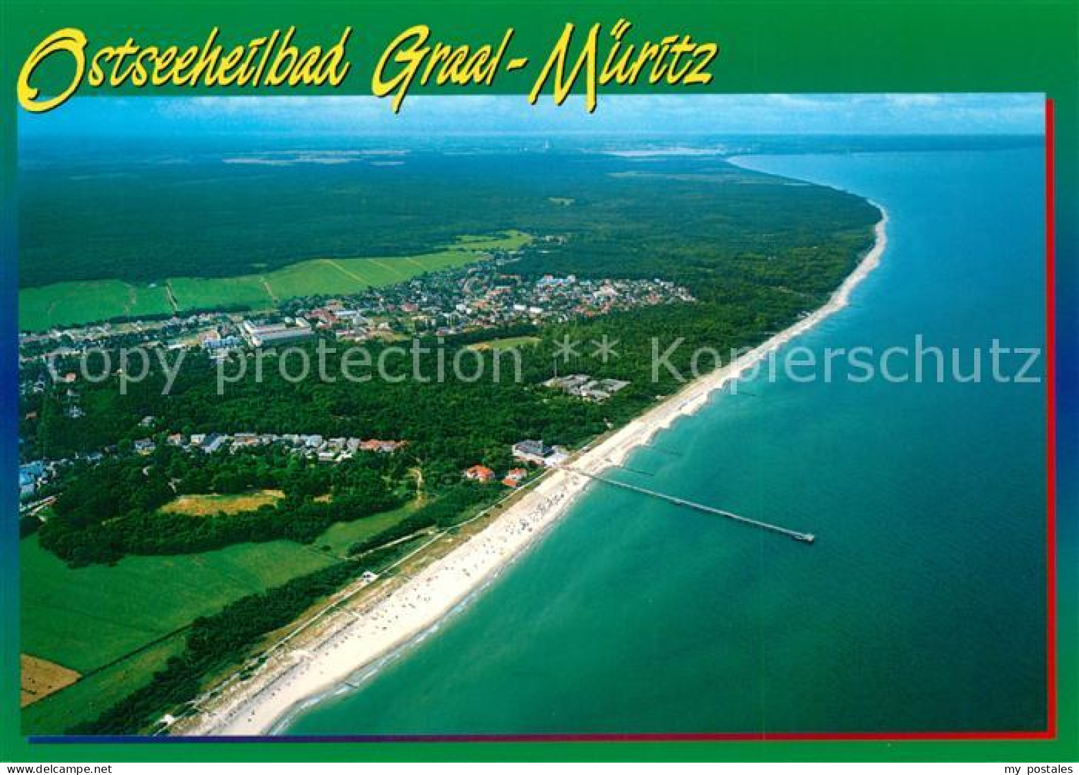 73108091 Graal-Mueritz Ostseebad Fliegeraufnahme Seeheilbad Graal-Mueritz - Graal-Müritz