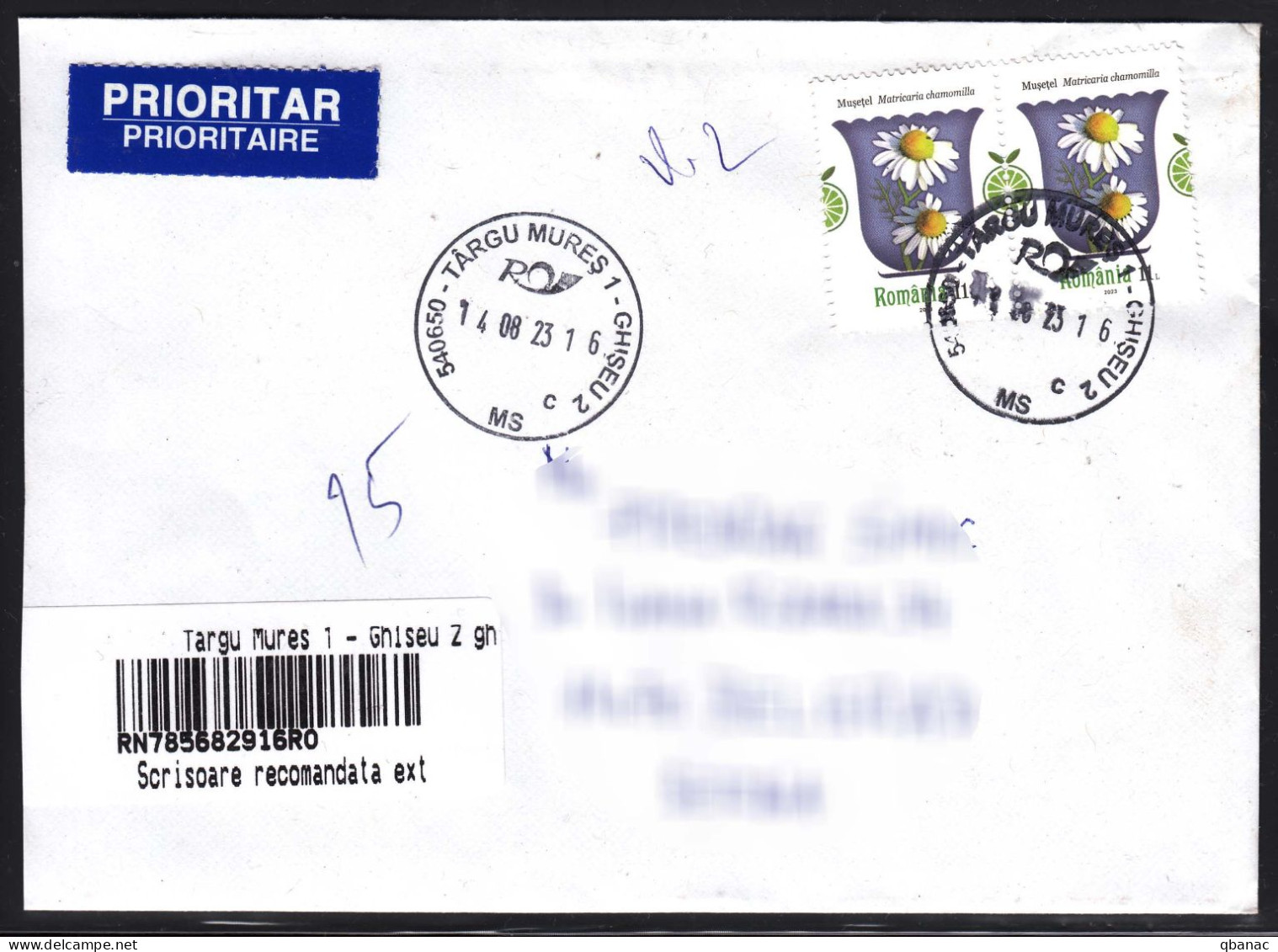 Romania Nice Franked Cover To Serbia - Lettres & Documents