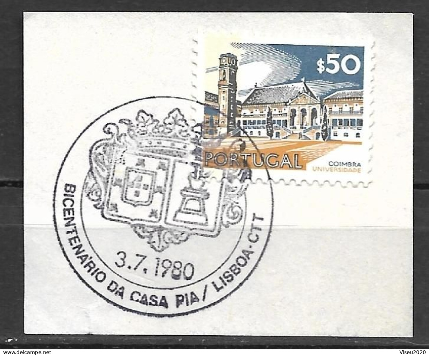 Portugal, 1980 - Bicentenário Da Casa Pia - FDC