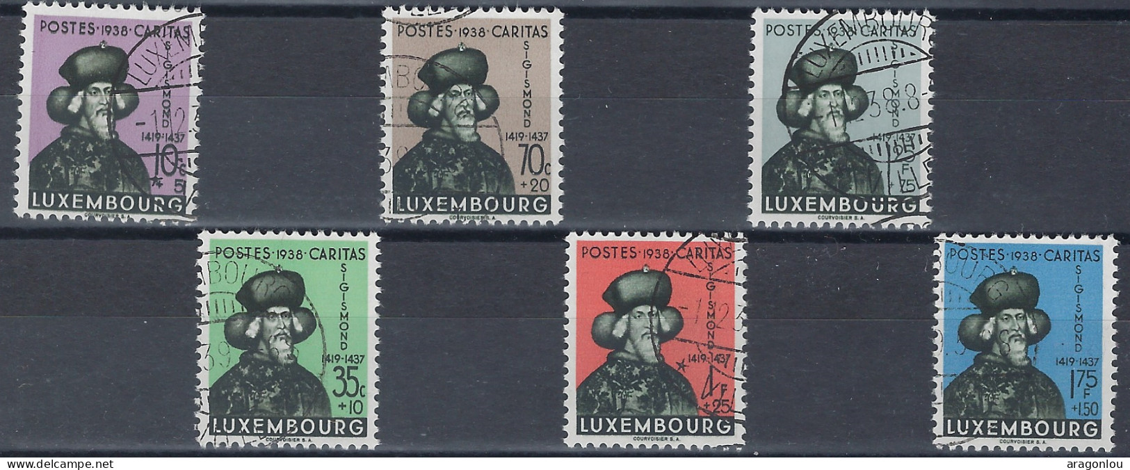 Luxembourg - Luxemburrg - Timbres  1938   Sigismund   Série   ° - Oblitérés