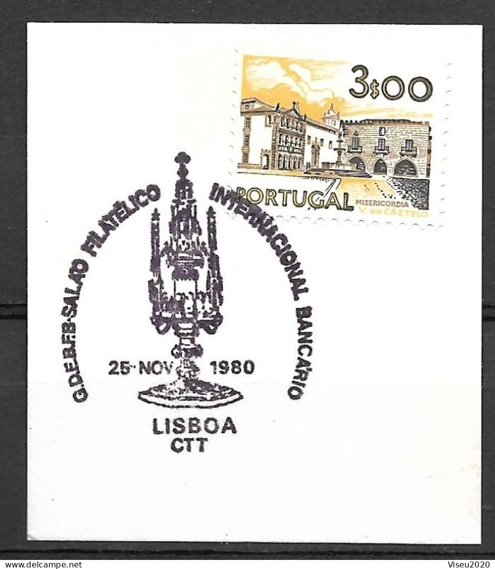 Portugal, 1980 - Salão Filatélico Internacional Bancário - FDC