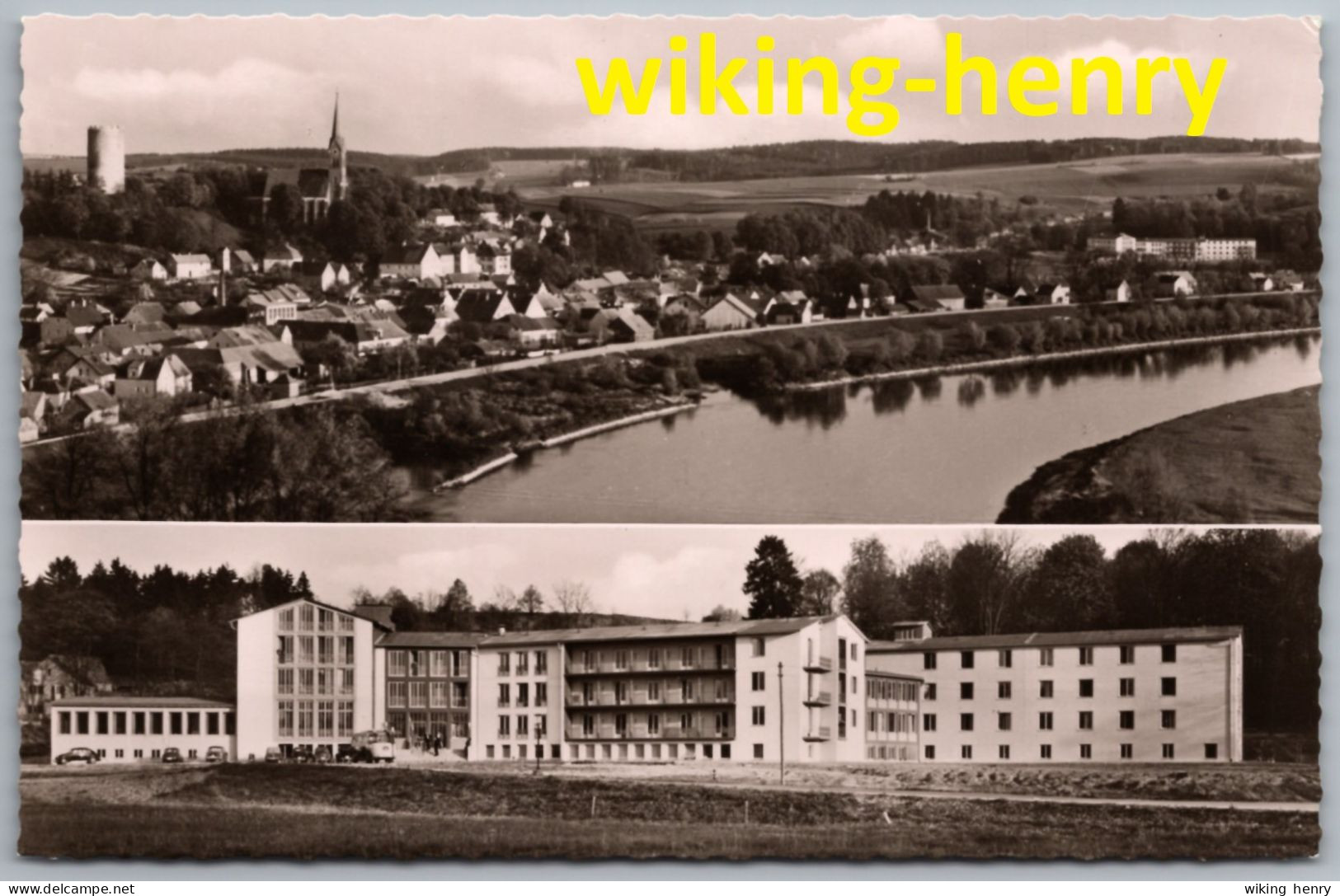 Bad Abbach - S/w Mehrbildkarte - An Der Donau - Mit Kurhaus - Bad Abbach