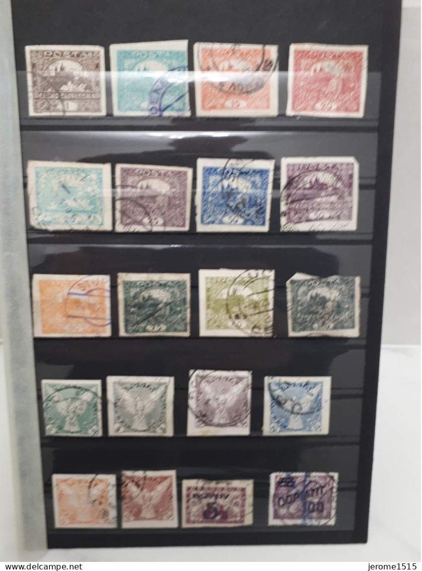 Timbres Tchécoslovaquie :  1919 - 1920 Yt N° 4, 7, 11, 15, 16, 19 Et Journaux & - Used Stamps