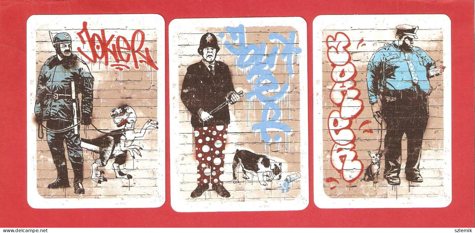 Playing Cards 52 + 3 Jokers. GRAFFITI  , TREFL – 2016, Graphic Design -  Piotr Bednarczyk - 54 Carte