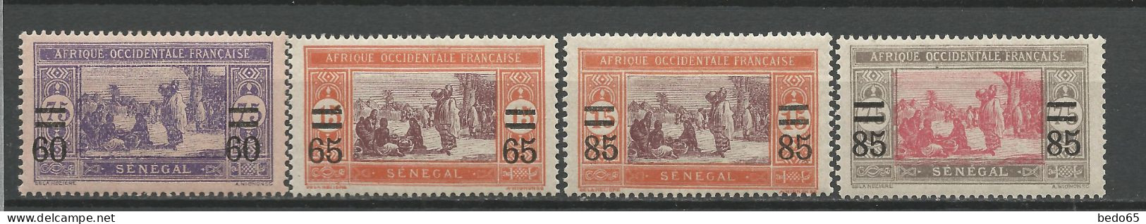 SENEGAL  N° 87 à 90 Série Complète NEUF** LUXE SANS CHARNIERE NI TRACE  / Hingeless / MNH - Nuevos