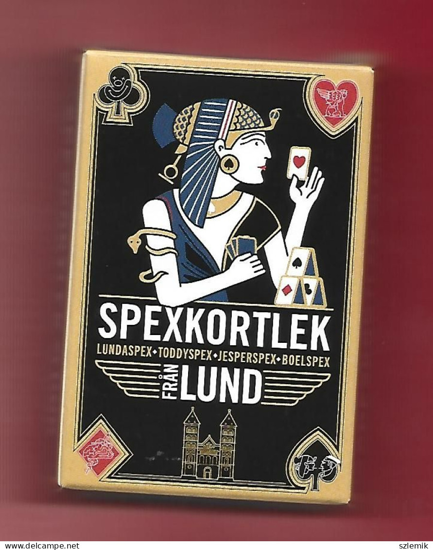 Playing Cards 52 + 3 Jokers. SPEXKORTLEK  FRAN  LUND.  TREFL For Sweden – 2023. - 54 Carte