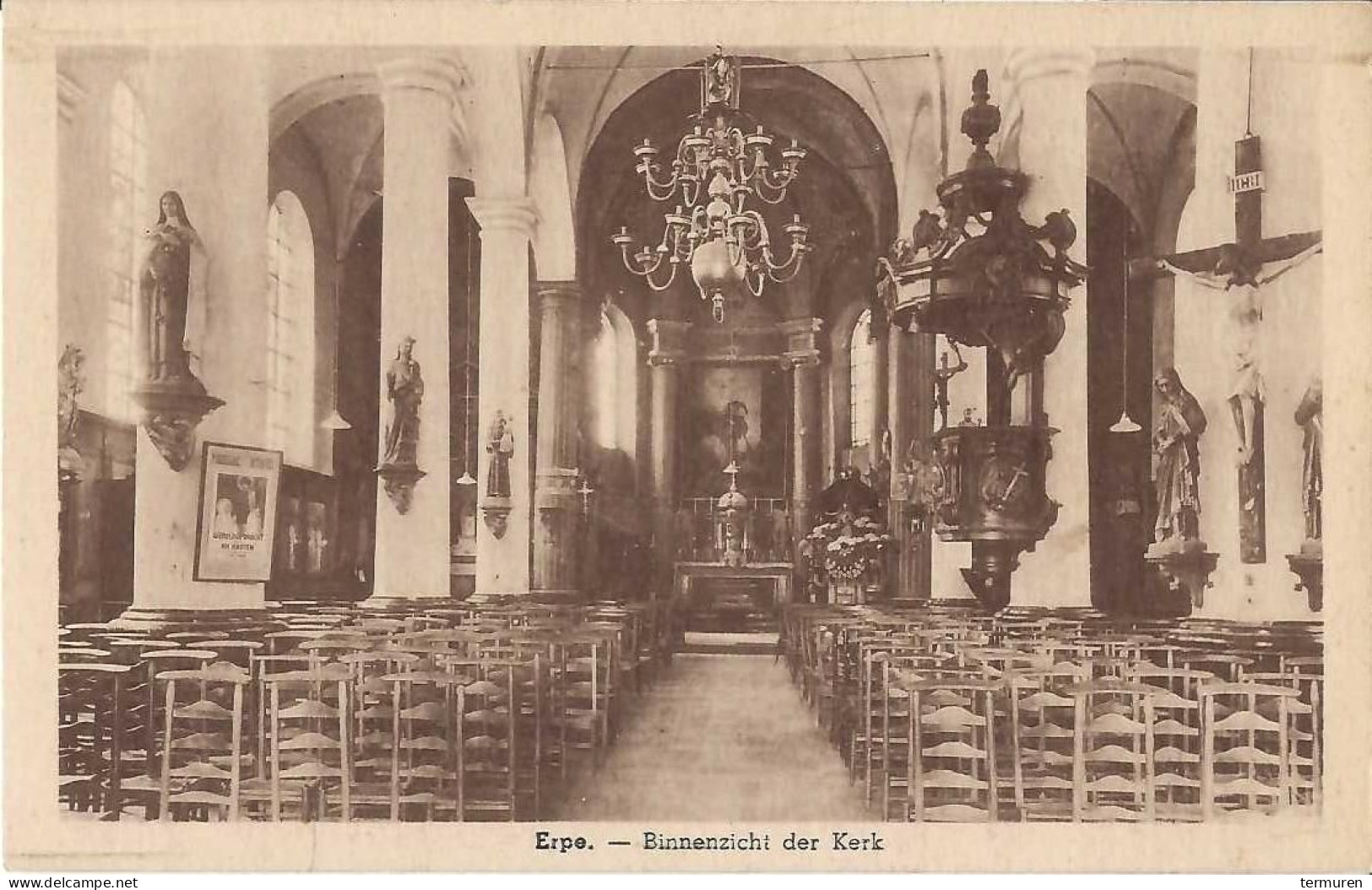 Erpe : Binnenzicht Kerk - Erpe-Mere