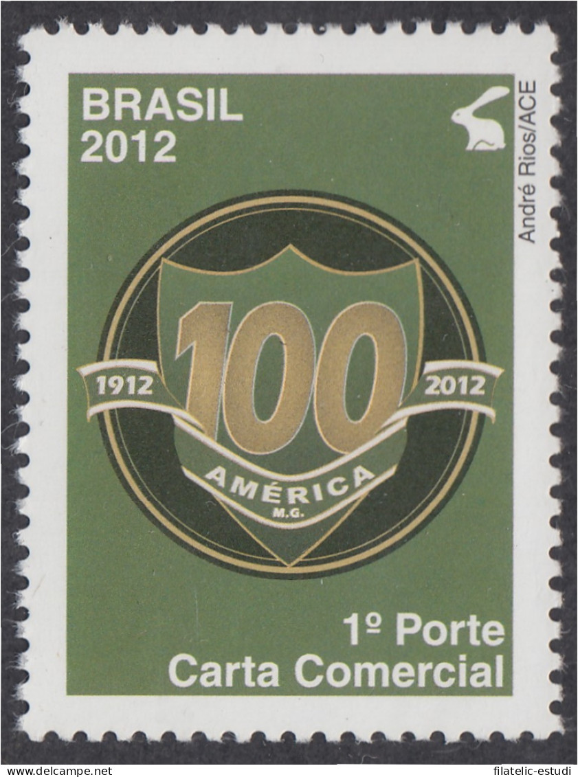 Brasil Brazil 3198 2012 Centenario Del Club De Fútbol América MNH - Sonstige & Ohne Zuordnung