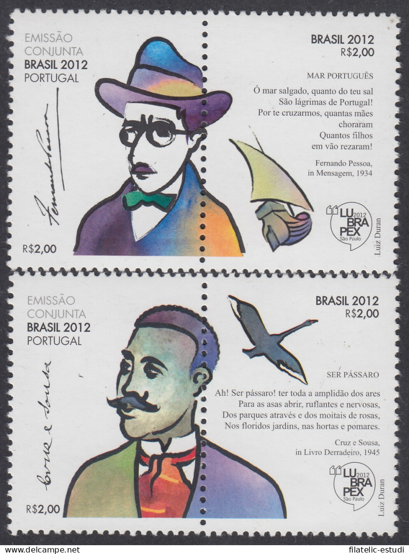 Brasil Brazil 3235/38 2012 Lubrapex Emisión Conjunta Brasil - Portugal MNH - Otros & Sin Clasificación