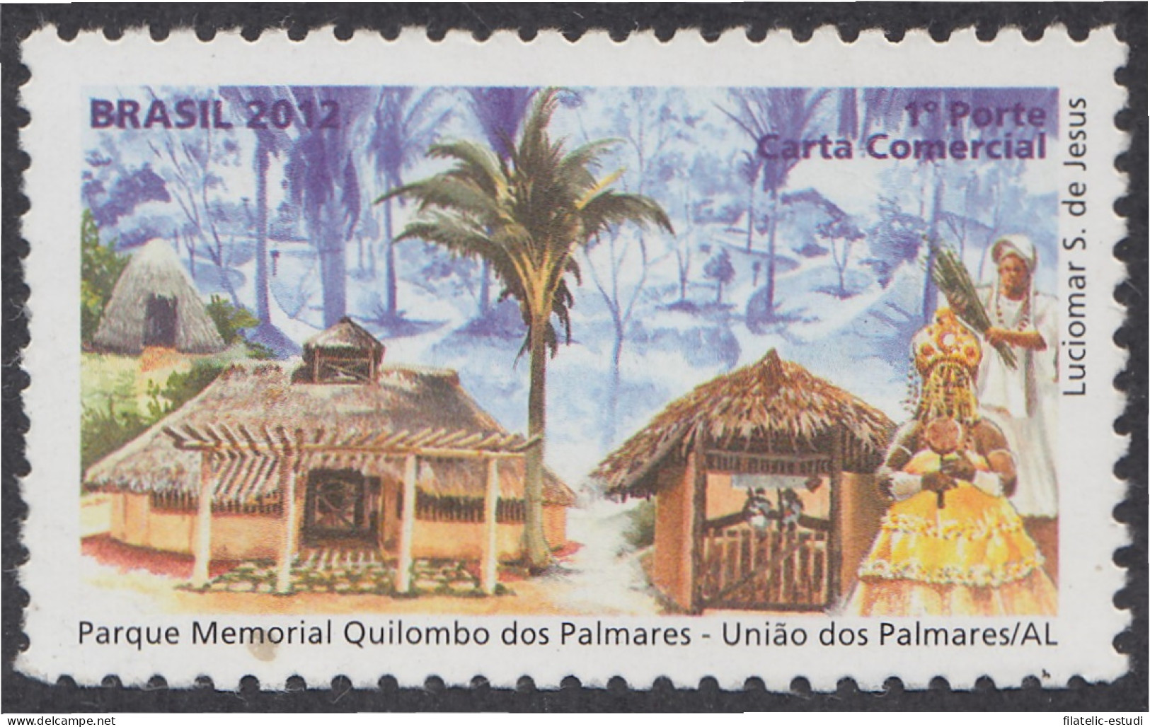 Brasil Brazil 3244 2012 Parque Memorial Quilombo Dos Palmares MNH - Sonstige & Ohne Zuordnung