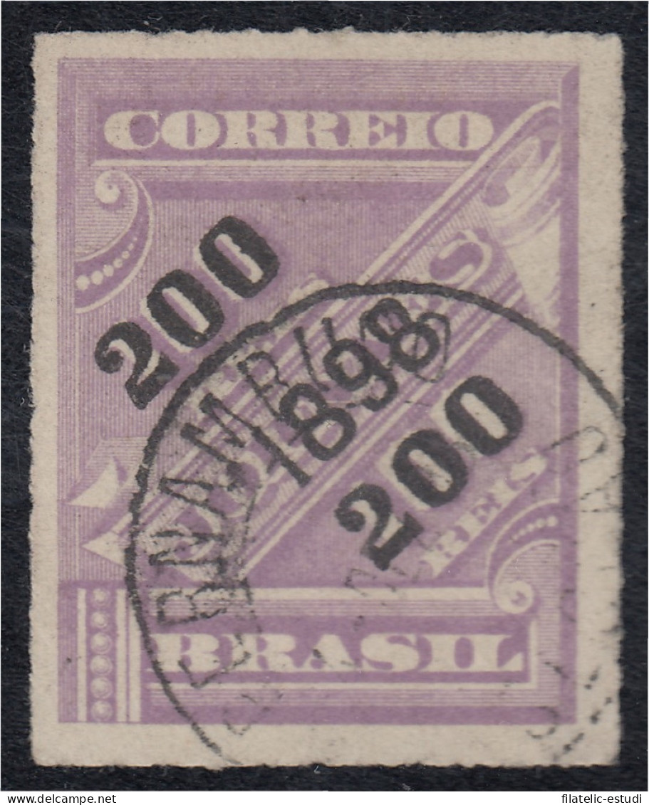 Brasil Brazil 92 1898 Sello De Periódico De 1889 Sobreimpreso Usado - Autres & Non Classés
