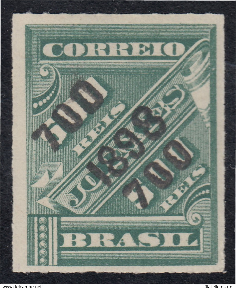 Brasil Brazil 96 1898 Sello De Periódico De 1889 Sobreimpreso MH - Sonstige & Ohne Zuordnung