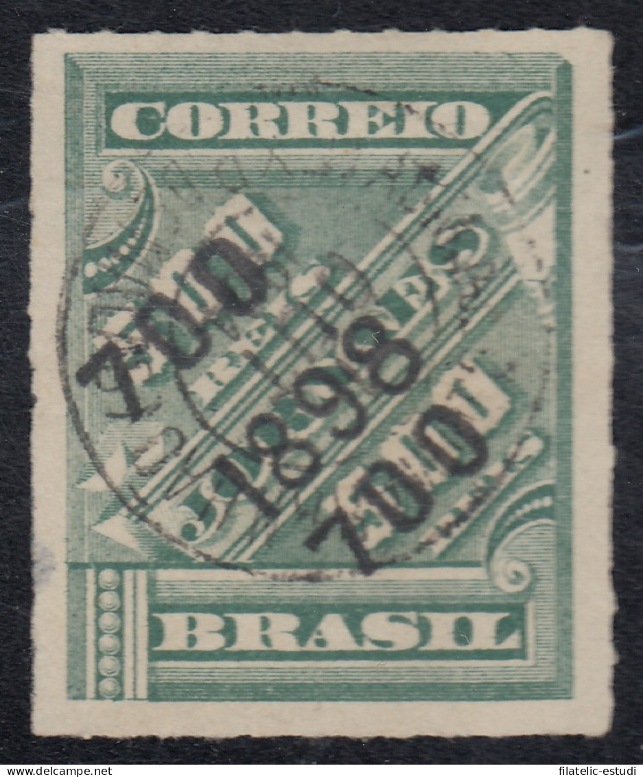 Brasil Brazil 96 1898 Sello De Periódico De 1889 Sobreimpreso Usado - Sonstige & Ohne Zuordnung