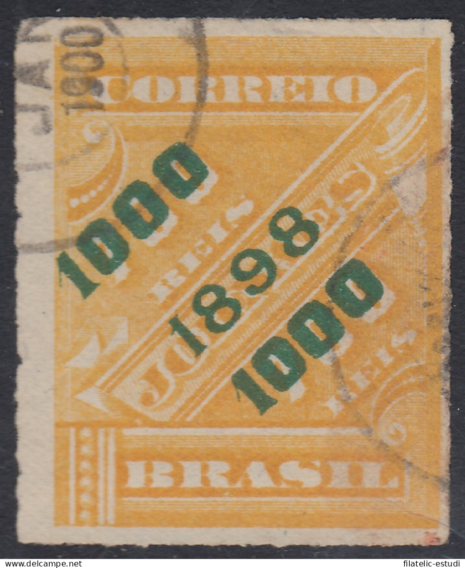 Brasil Brazil 97 1898 Sello De Periódico De 1889 Sobreimpreso Usado - Other & Unclassified