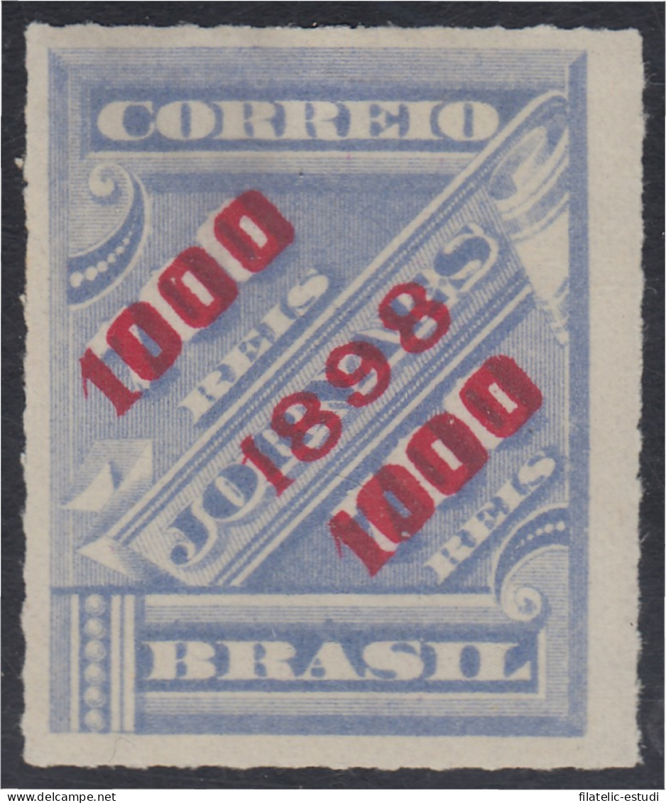 Brasil Brazil 98 1898 Sello De Periódico De 1889 Sobreimpreso MH - Other & Unclassified