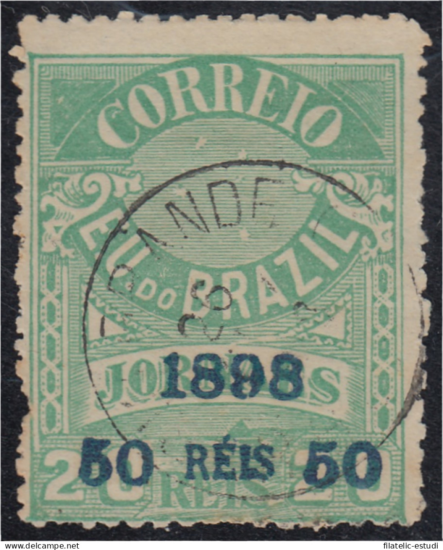 Brasil Brazil 102 1898/99 Sello De Periódico De 1890/91 Sobreimpreso Usado - Autres & Non Classés