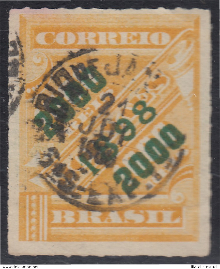 Brasil Brazil 99 1898 Sello De Periódico De 1889 Sobreimpreso Usado - Autres & Non Classés