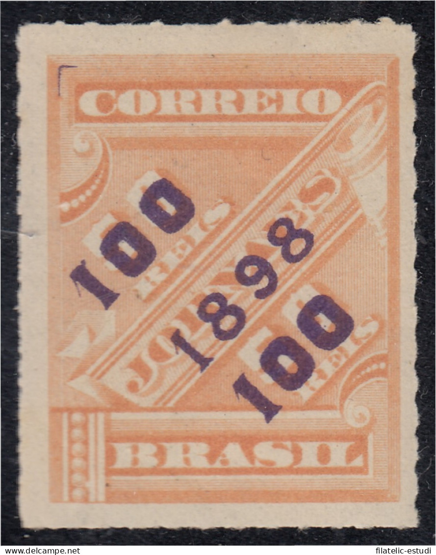 Brasil Brazil 91 1898 Sello De Periódico De 1889 Sobreimpreso MNH - Other & Unclassified