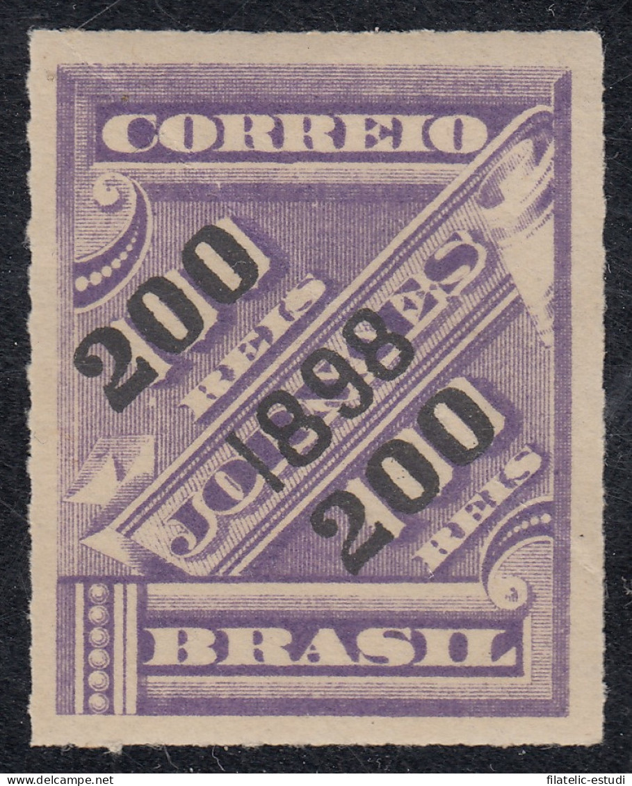 Brasil Brazil 92 1898 Sello De Periódico De 1889 Sobreimpreso MH - Andere & Zonder Classificatie