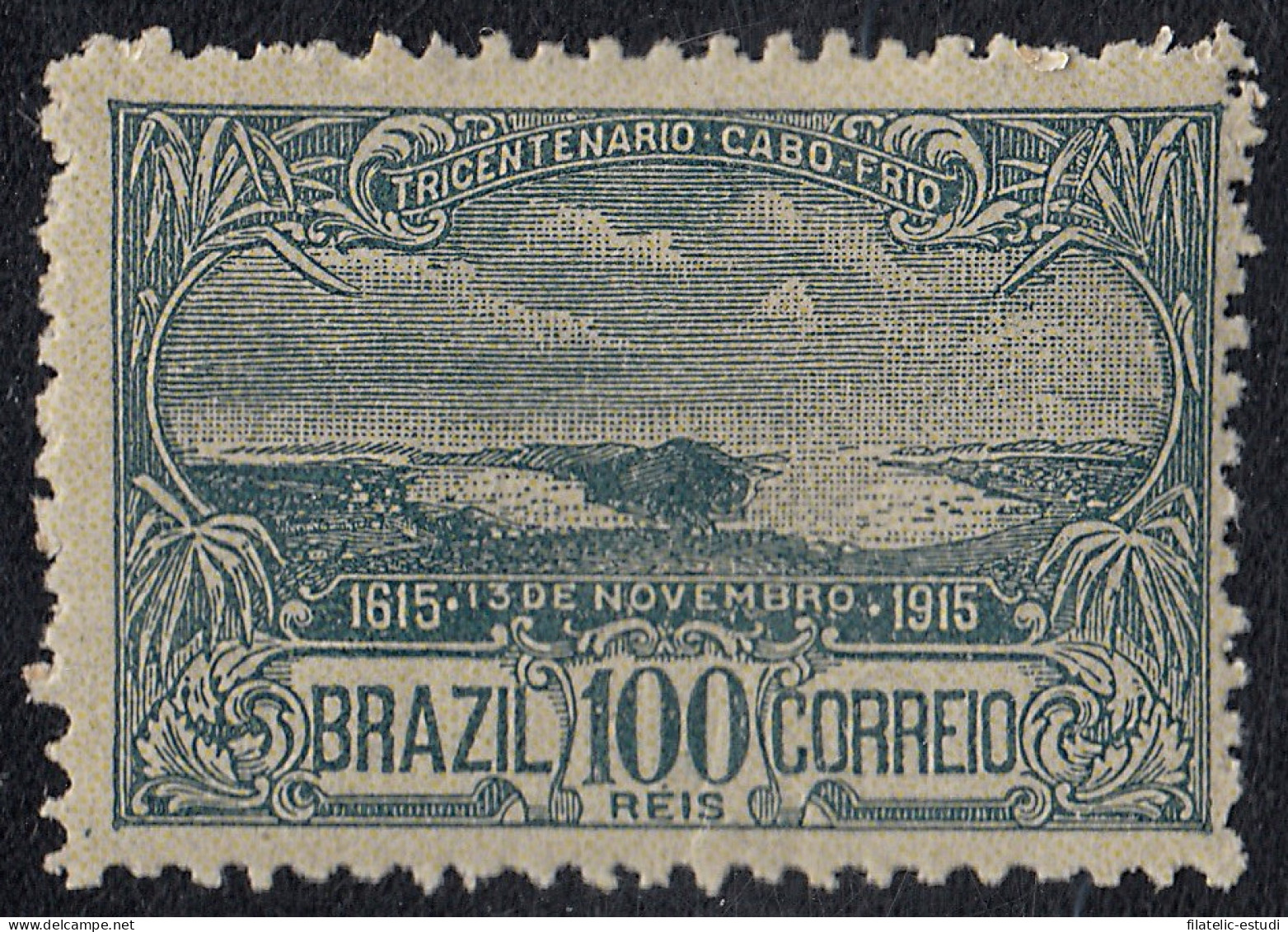 Brasil Brazil 147 1915 Tricentenario Del Descubrimiento De Cabo Frío MH - Other & Unclassified