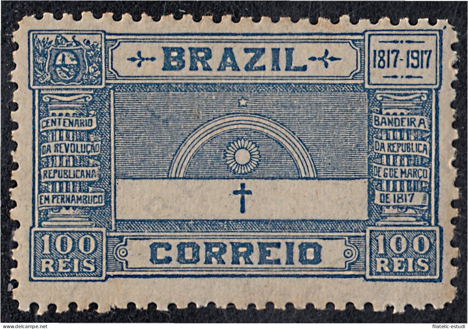 Brasil Brazil 149 1917 Centenario De La Revolución De Pernambuco MH - Sonstige & Ohne Zuordnung