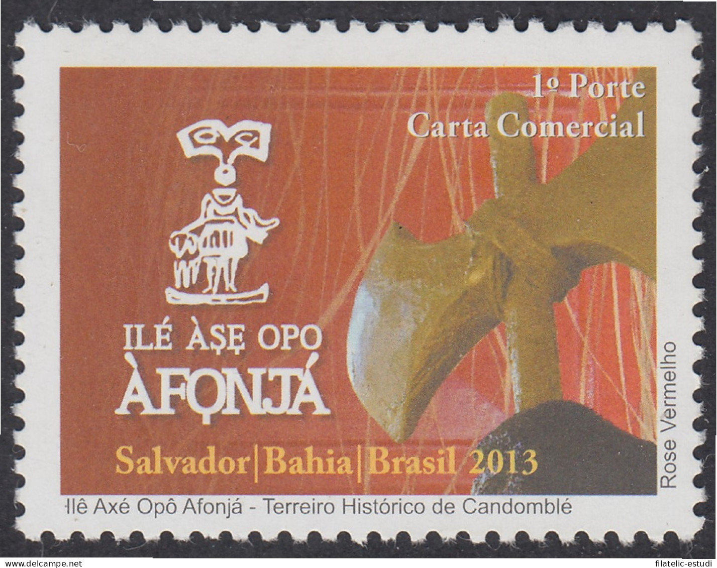 Brasil Brazil 3290 2013 Ilê Axé Opô Afonjá Terreiro Histórico De Candomble MNH - Autres & Non Classés